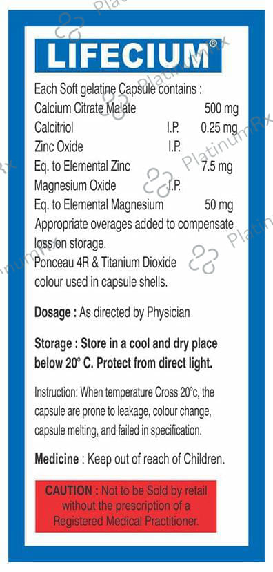 Lifecium Softgel Capsule