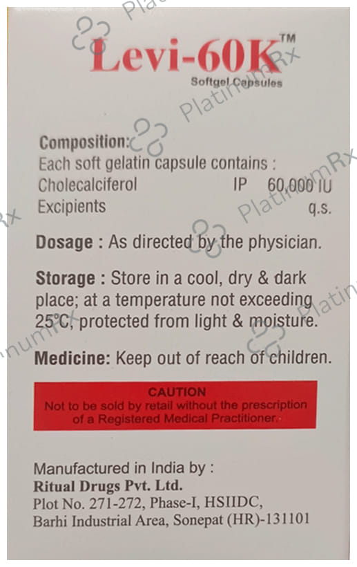 Levi 60K Softgel Capsule