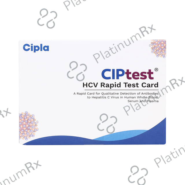 Ciptest HCV Rapid Test Card