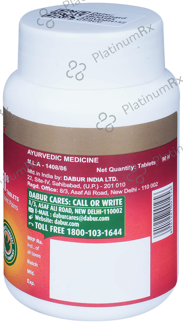 Dabur Rheumatil Tablet - Relieves Musculoskeletal Joint Pain