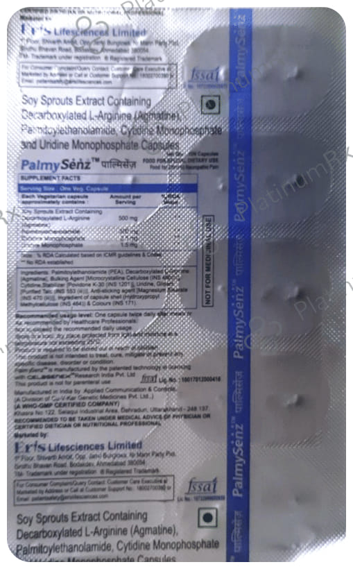 Palmysenz Capsule 10s