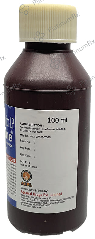 Agradine Povidone Iodine 5% Solution 100ml