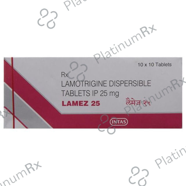 Lamez 25mg Tablet DT 10s