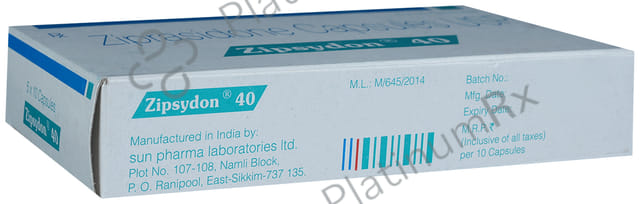 Zipsydon 40mg Capsule 10s