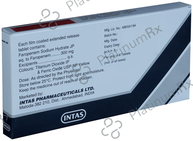 Exfaro 300mg Tablet 6s