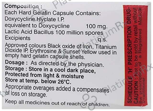 Doxyvid 19mg Capsule 10s