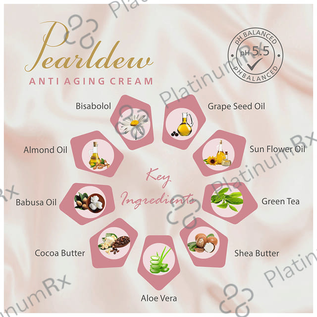 Pearldew Anti Aging Cream (50gm Each) 2 Tubes