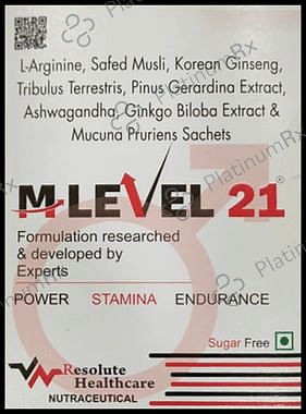 M Level 21 Sachet Sugar Free