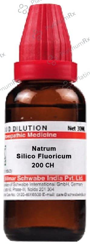 Dr Willmar Schwabe India Natrum Silico Fluoricum Dilution 200 CH