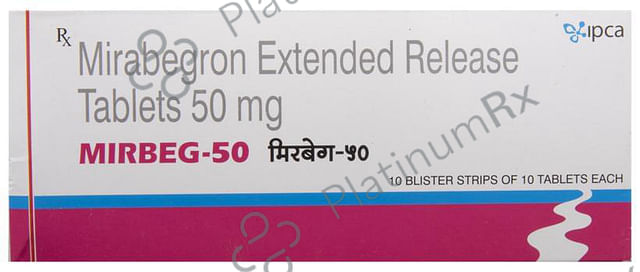 Mirbeg 50mg Tablet ER 10s