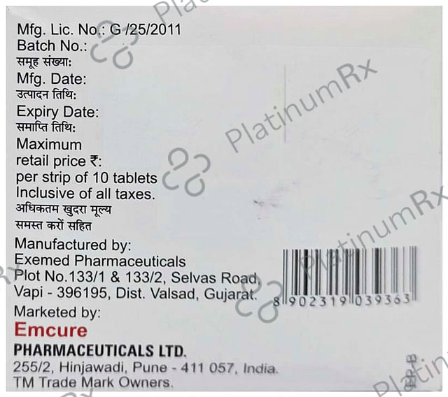 Vylda DM 10/500/100mg Tablet 10s