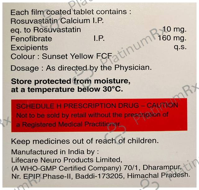 Hyperstat F 160/10mg Tablet 10s