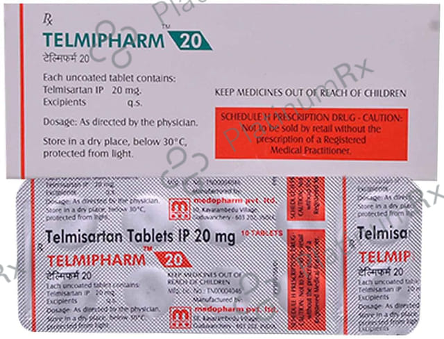 Telmipharm 20mg Tablet 10s
