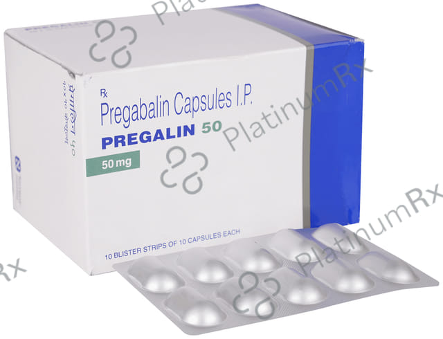 Pregalin 50mg Capsule 10s