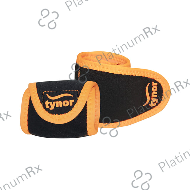 Tynor Wrist Support with Thumb Loop (Neo) Universal Orange & Black