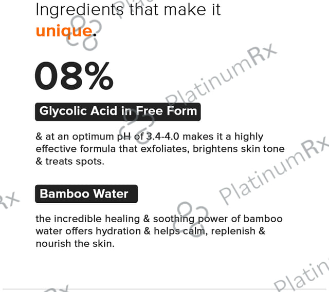 Minimalist 08% Glycolic Acid Exfoliating Exfoliates and Smoothens Skin Liquid 150ml