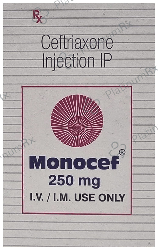 Monocef 250mg Injection 2ml