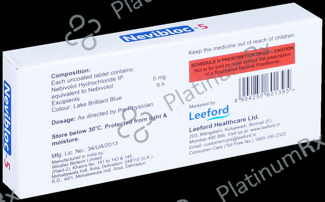 Nevibloc 5mg Tablet