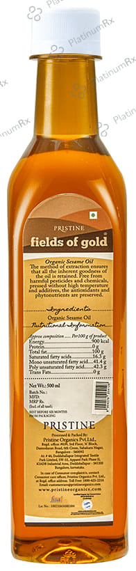 Pristine Organic Sesame Oil