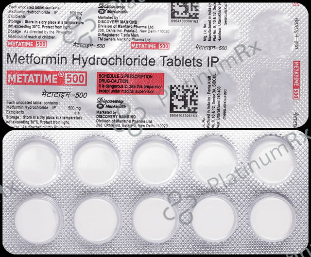 Metatime XR 500mg Tablet 10s