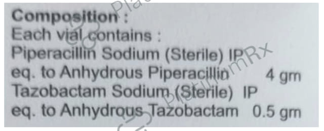 Zoetaz 4000/500mg Injection 1s