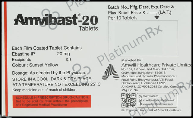 Amvibast 20mg Tablet 10s