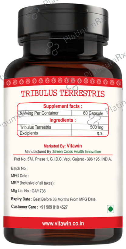Vitawin Tribulus Terrestris Vegetarian Capsule