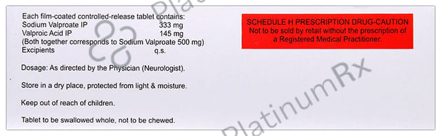 Valrate CR 500mg Tablet 10s