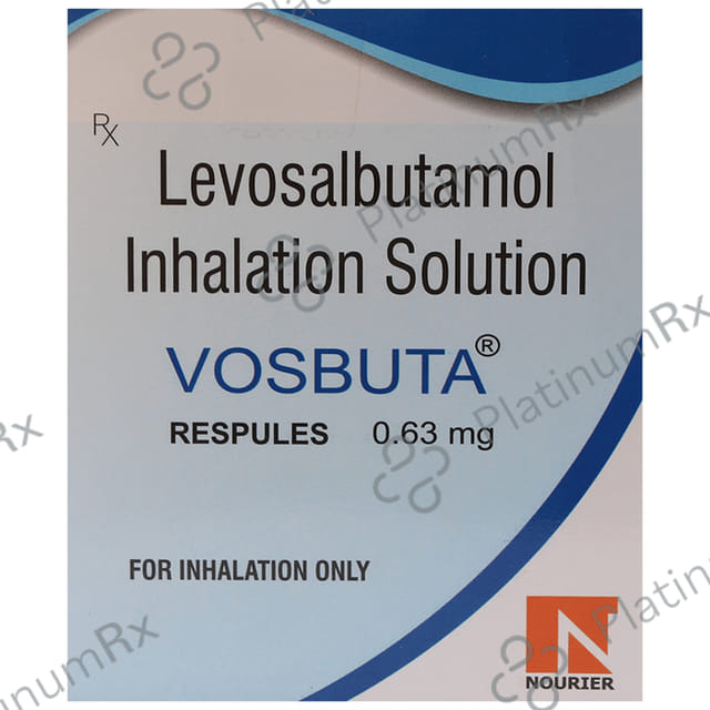 Vosbuta 0.63mg Respules 5X2.5ml