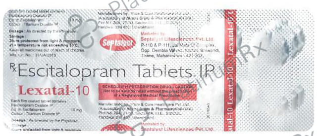 Lexatal 10mg Tablet 10s