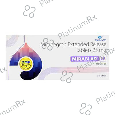 Mirablad 25mg Tablet 10s