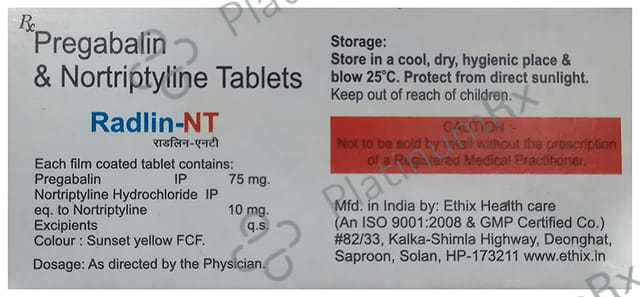 Radlin NT 10/75mg Tablet 10s