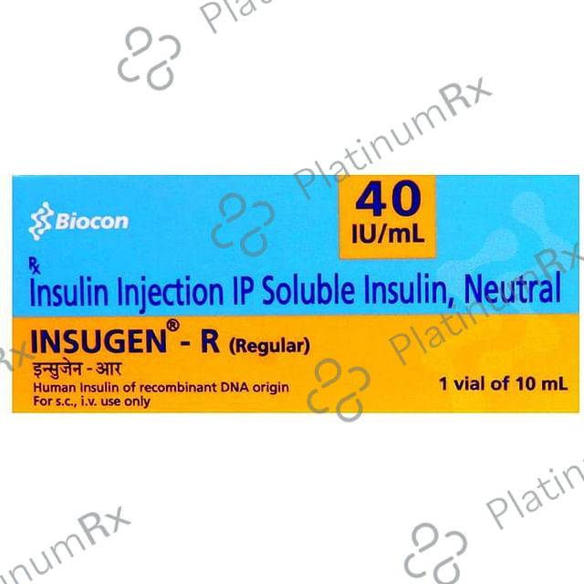 Insugen R 40IU/ml Solution for Injection 10ml