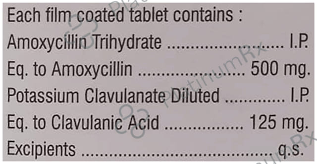 Visitclav 500/125mg Tablet 10s