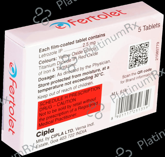 Fertolet 2.5mg Tablet 5s