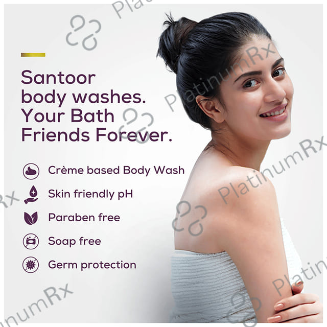 Santoor Glowing Fragrant Skin Body Wash