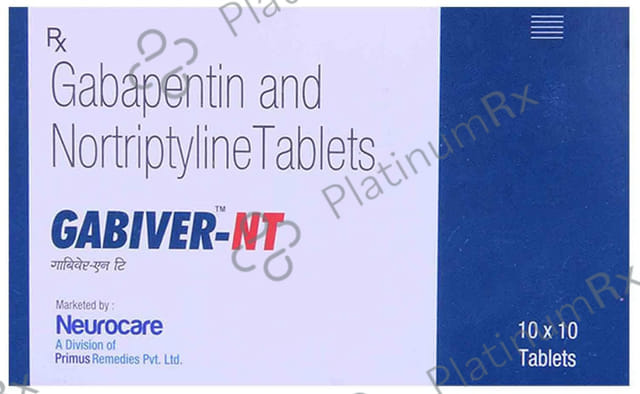 Gabiver NT 400/10mg Tablet 10s