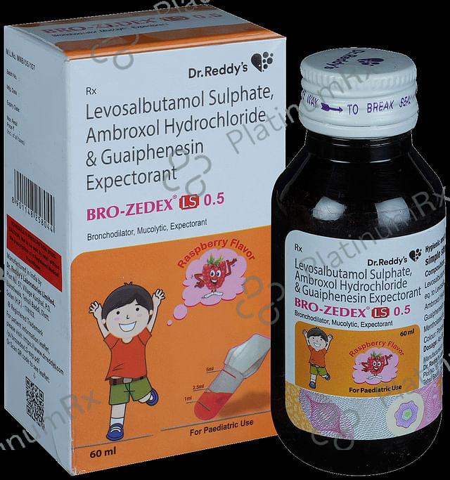 Bro-Zedex LS 0.5 Expectorant Raspberry