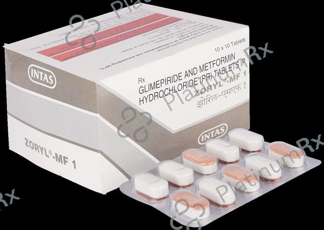 Zoryl MF 1/850mg Tablet 10s