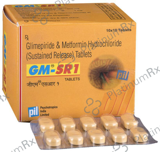 GM SR1/500mg Tablet 10s