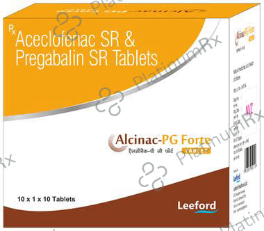 Alcinac PG 200/150mg Forte Tablet SR 10s