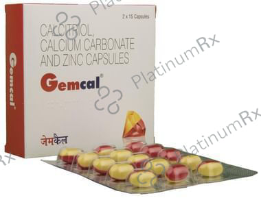 Gemcal Soft Gelatin Capsule 15s
