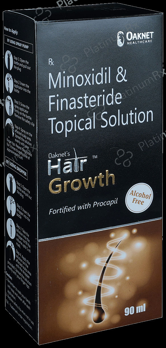 Oaknet's Hair Growth Topical Solution Alcohol Free