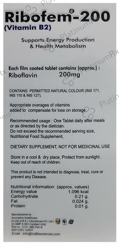 Ribofem 200mg Tablet 10s