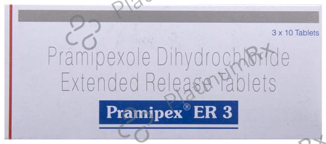 Pramipex 3mg Tablet ER 10s