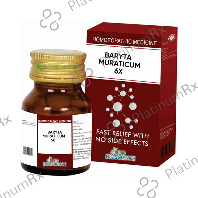 LDD Bioscience Baryta Muraticum 6X 25 gm