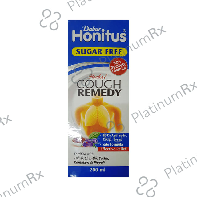 Dabur Sugar Free Honitus Honey Based Cough Syrup 200ml