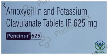 Pencinur CV 500mg/125mg Tablet