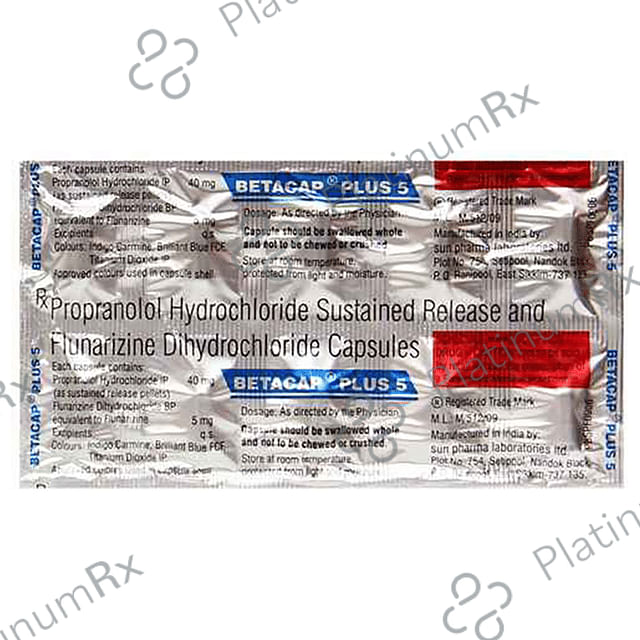 Betacap Plus 40/5mg Capsule SR 10s