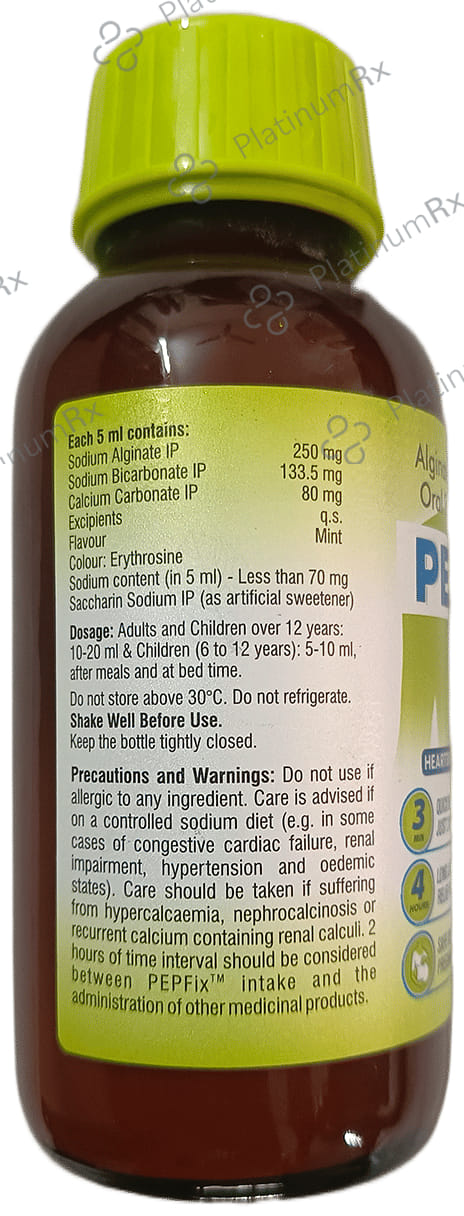 Pepfix Mint Flavour Suspension 200ml